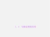 北师大初中数学八上《1.3勾股定理的应用》PPT课件 (6)