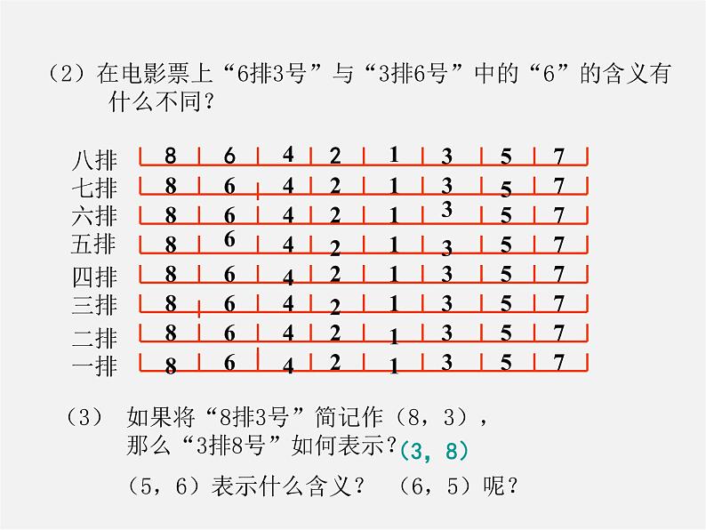 北师大初中数学八上《3.1确定位置》PPT课件 (2)06