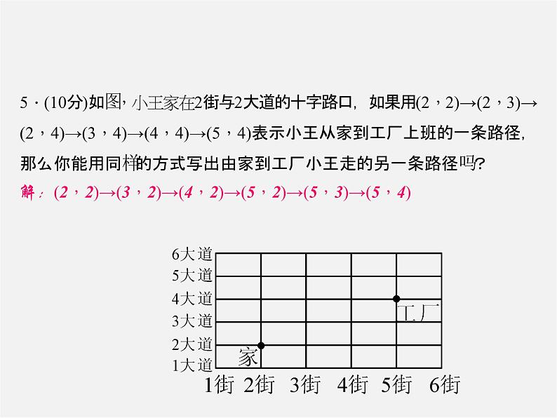 北师大初中数学八上《3.1确定位置》PPT课件 (9)第5页