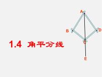 初中数学北师大版八年级下册4 角平分线图片ppt课件