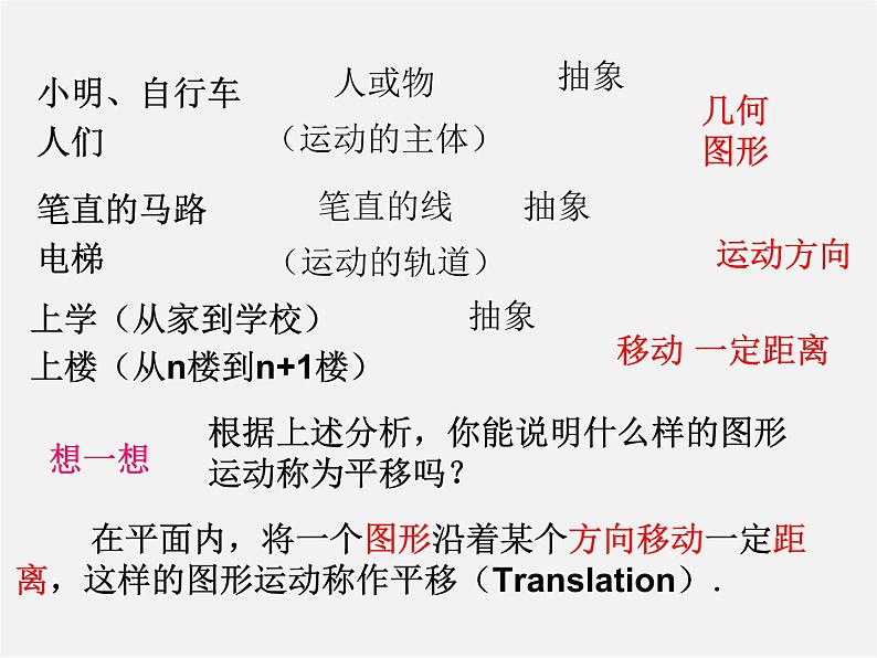 北师大初中数学八下《3.1.图形的平移》PPT课件 (1)05