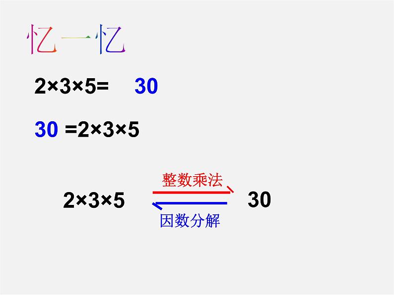 北师大初中数学八下《4.1因式分解》PPT课件 (1)01