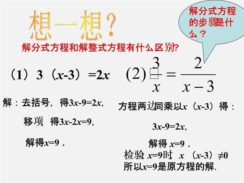 北师大初中数学八下《5.4.分式方程》PPT课件 (2)06