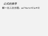 北师大初中数学九上《2.3 用公式法求解一元二次方程》PPT课件 (4)