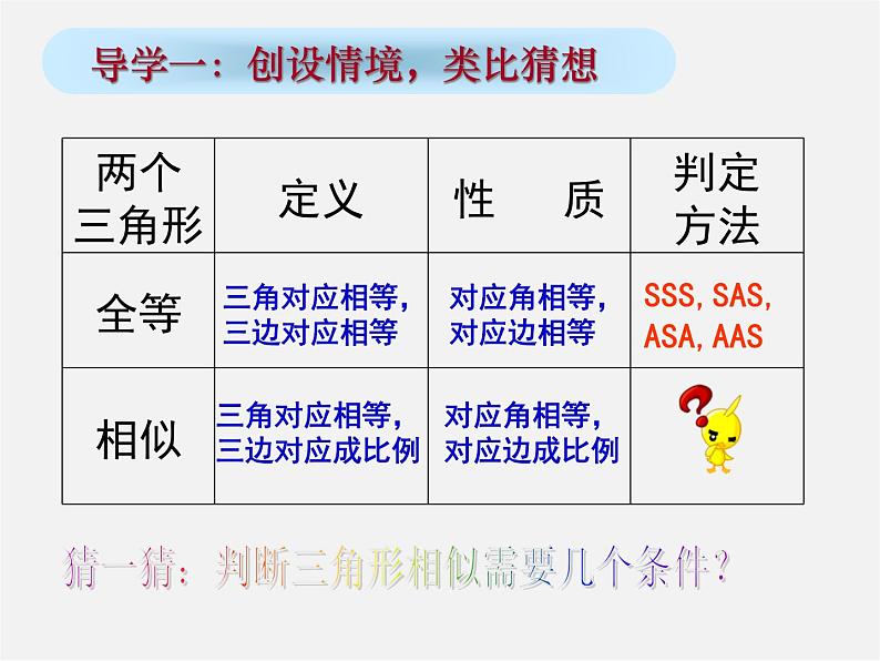 北师大初中数学九上《4.4 探索三角形相似的条件》PPT课件 (6)第7页