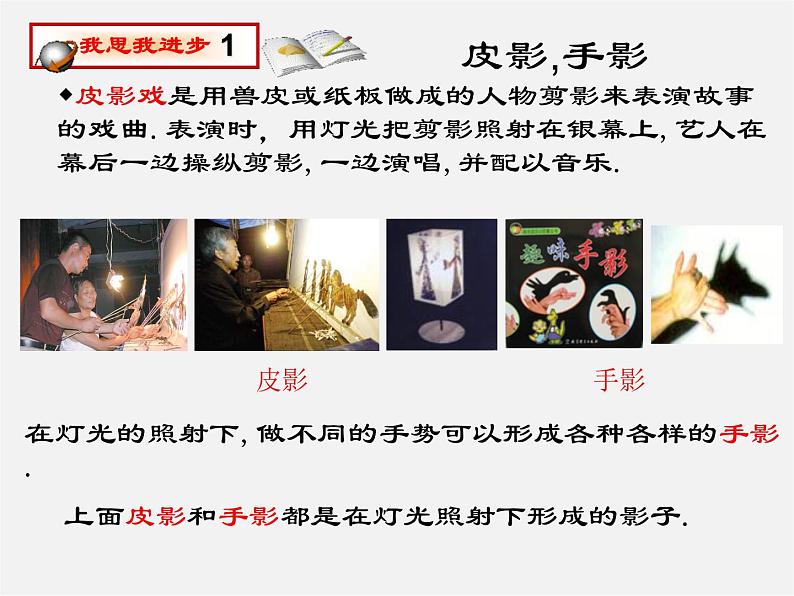 北师大初中数学九上《5.1.投影》PPT课件 (1)第1页