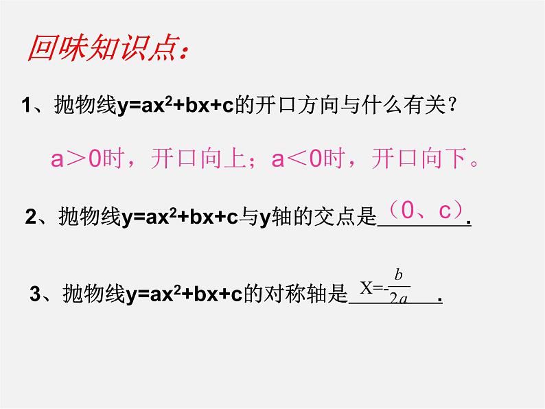 北师大初中数学九下《2.0第二章二次函数》PPT课件 (2)第2页