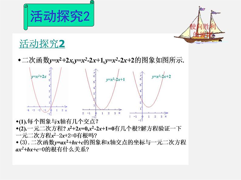 北师大初中数学九下《2.5二次函数与一元二次方程》PPT课件 (1)第4页