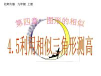 初中数学北师大版九年级上册5 相似三角形判定定理的证明说课课件ppt