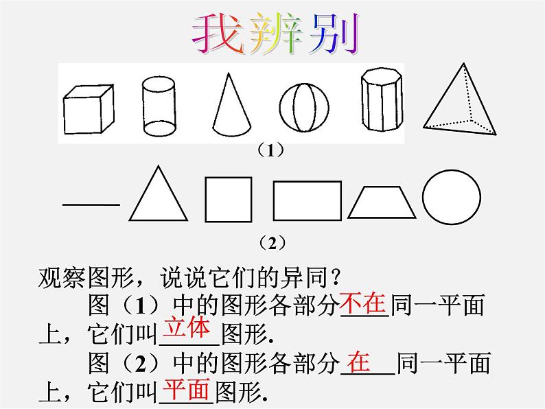 人教初中数学七上《4.1 几何图形》PPT课件 (5)第4页