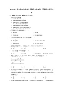 陕西省宝鸡市凤翔县2021-2022学年上学期九年级期中数学试卷（word版 含答案）