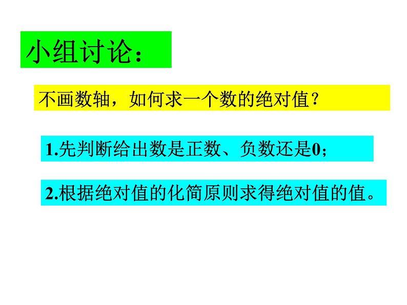 2.4 绝对值与相反数  课件  苏科版数学七年级上册07