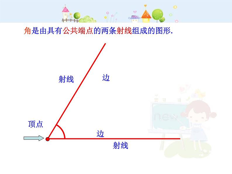 初中数学教学课件：4.3.1 角（人教版七年级上）07