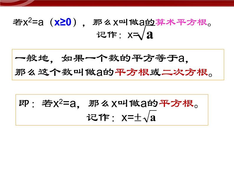 初中数学（人教版）七年级下册6.1 平方根(3)ppt课件02