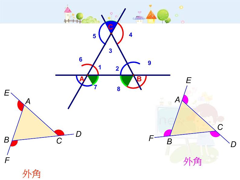 初中数学人教版八年级上册11.2.2三角形的外角课件04