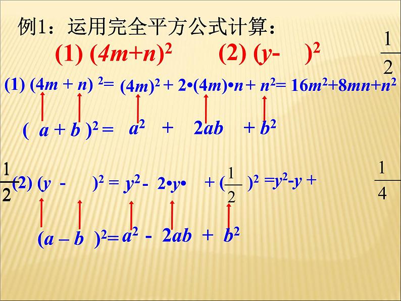 初中数学人教版八年级上册14.2.2 完全平方公式2课件第6页