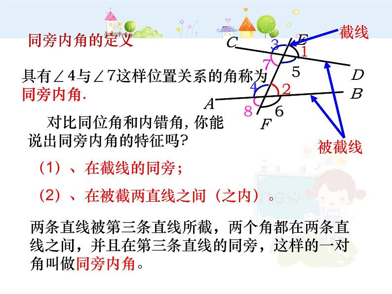 初中数学（人教版）七年级下册5.2.2 直线平行的条件(1)ppt课件06