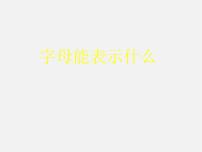 2020-2021学年第4章 代数式4.1 用字母表示数课堂教学ppt课件