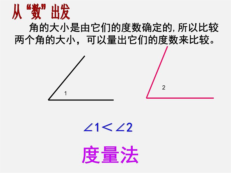 浙教初中数学七上《6.6 角的大小比较》PPT课件 (4)第4页