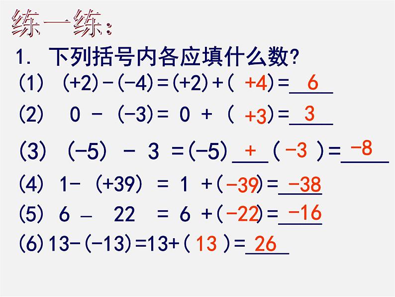 浙教初中数学七上《2.2 有理数的减法》PPT课件 (11)第5页