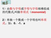 浙教初中數(shù)學(xué)七上《4.4 整式》PPT課件 (5)