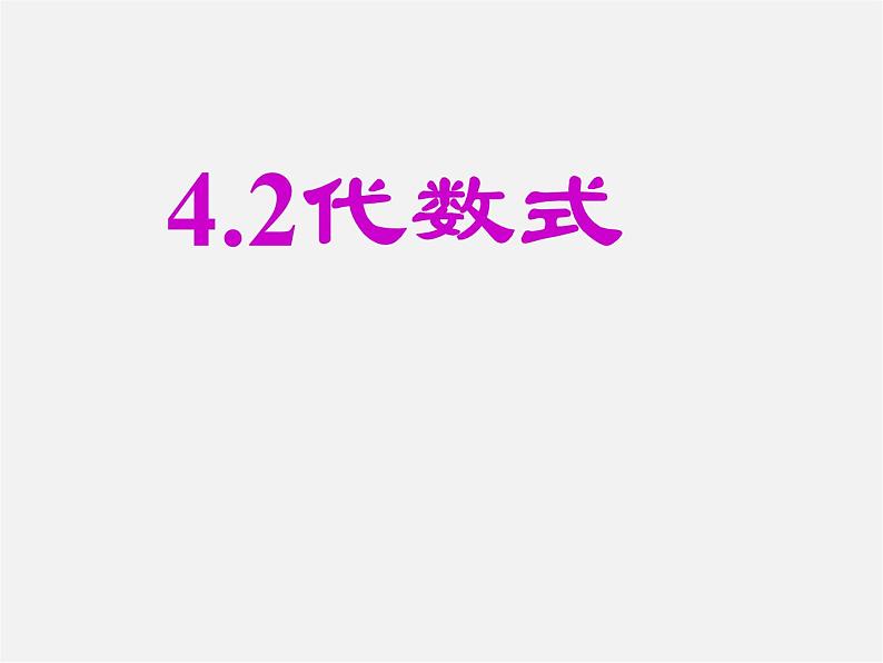 浙教初中数学七上《4.2 代数式》PPT课件 (6)01