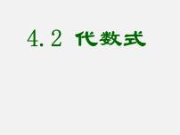 初中数学浙教版七年级上册4.2 代数式多媒体教学ppt课件