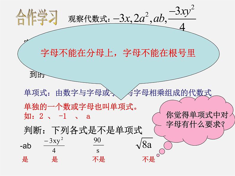 浙教初中数学七上《4.4 整式》PPT课件 (8)02