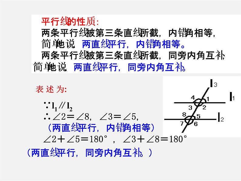 浙教初中数学七下《1.4 平行线的性质》PPT课件 (2)第7页