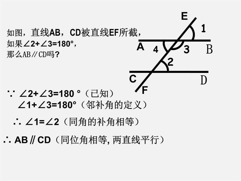 浙教初中数学七下《1.3 平行线的判定》PPT课件 (2)06