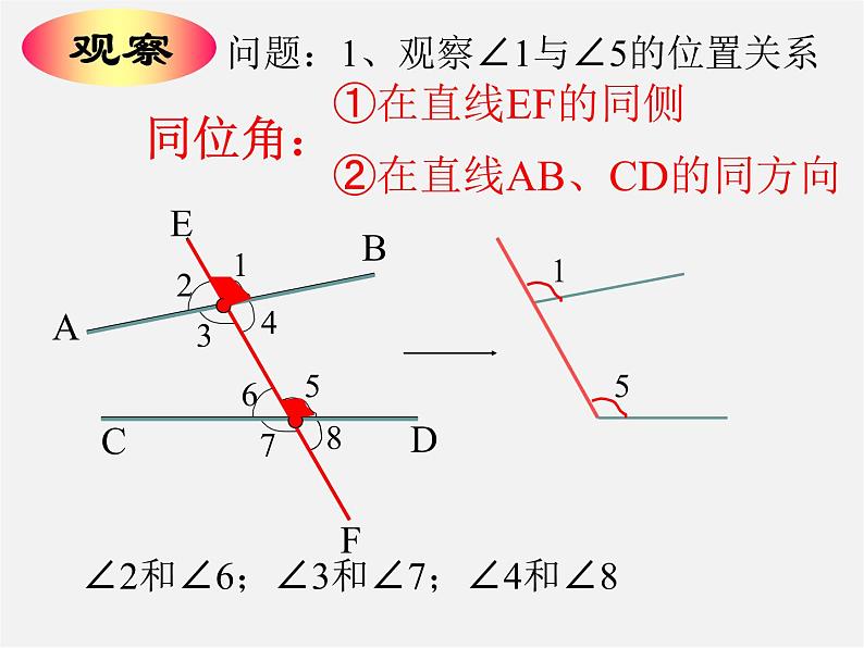 浙教初中数学七下《1.2 同位角、内错角、同旁内角》PPT课件 (4)04