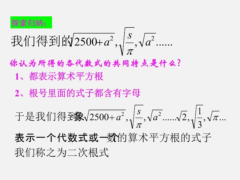 浙教初中数学八下《1.1 二次根式》PPT课件 (7)04