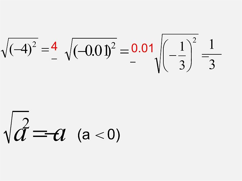 浙教初中数学八下《1.2 二次根式的性质》PPT课件 (7)第6页