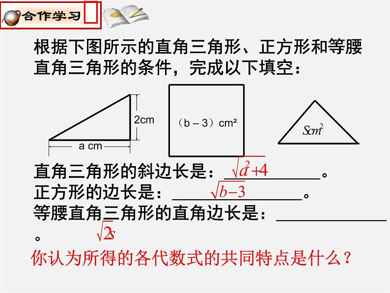 浙教初中数学八下《1.1 二次根式》PPT课件 (13)第3页