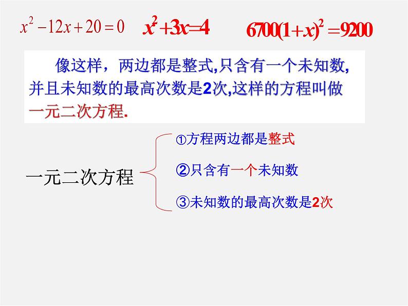 浙教初中数学八下《2.1 一元二次方程》PPT课件 (13)第7页