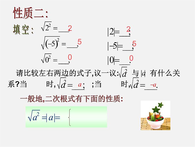 浙教初中数学八下《1.2 二次根式的性质》PPT课件 (1)04