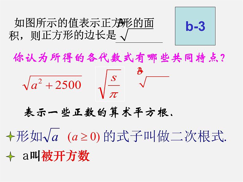 浙教初中数学八下《1.1 二次根式》PPT课件 (15)第6页