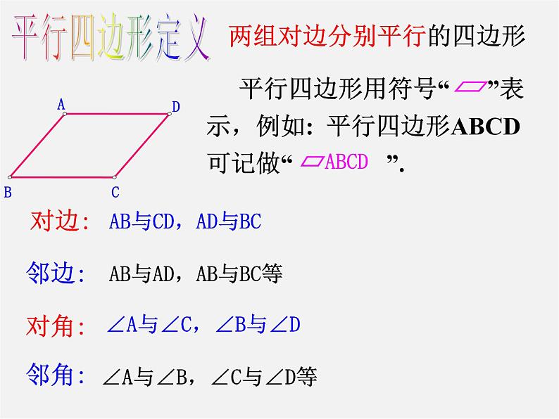 浙教初中数学八下《4.2 平行四边形及其性质》PPT课件 (9)第3页