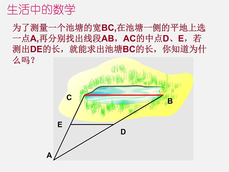 浙教初中数学八下《4.5 三角形的中位线》PPT课件 (14)第2页