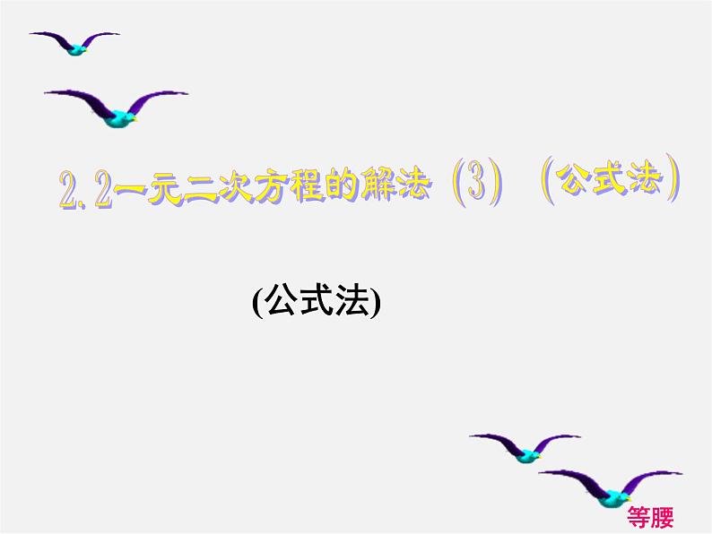 浙教初中数学八下《2.1 一元二次方程》PPT课件 (18)第1页