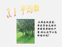 浙教版八年级下册3.1 平均数教学演示ppt课件