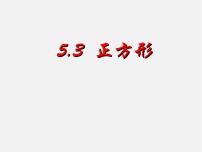 浙教版八年级下册5.3 正方形课前预习课件ppt