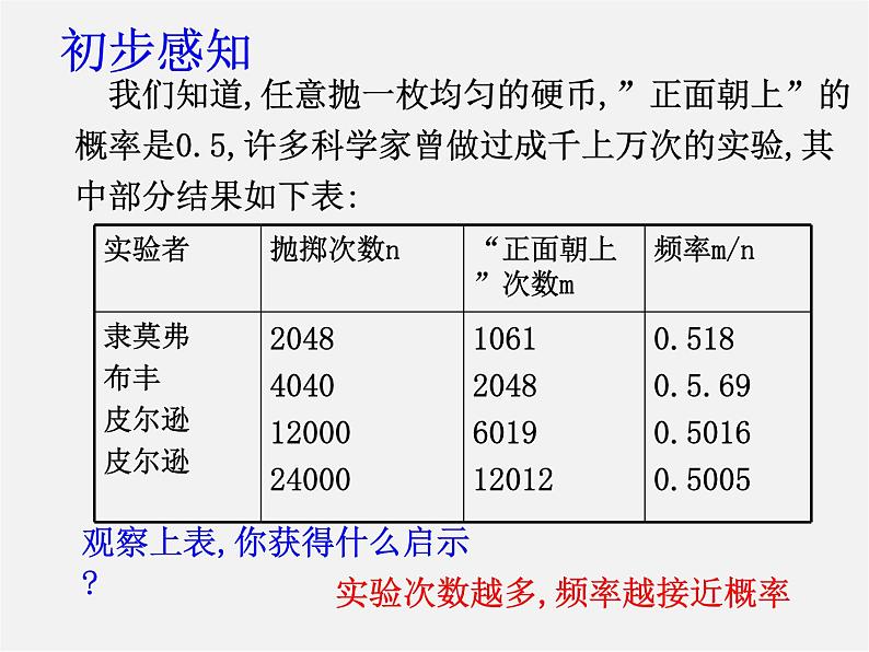 浙教初中数学九上《2.3 用频率估计概率》PPT课件 (1)03