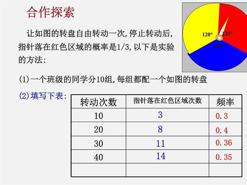 浙教初中数学九上《2.3 用频率估计概率》PPT课件 (1)04