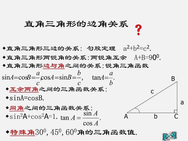 浙教初中数学九下《1.2 锐角三角函数的计算》PPT课件 (2)第2页