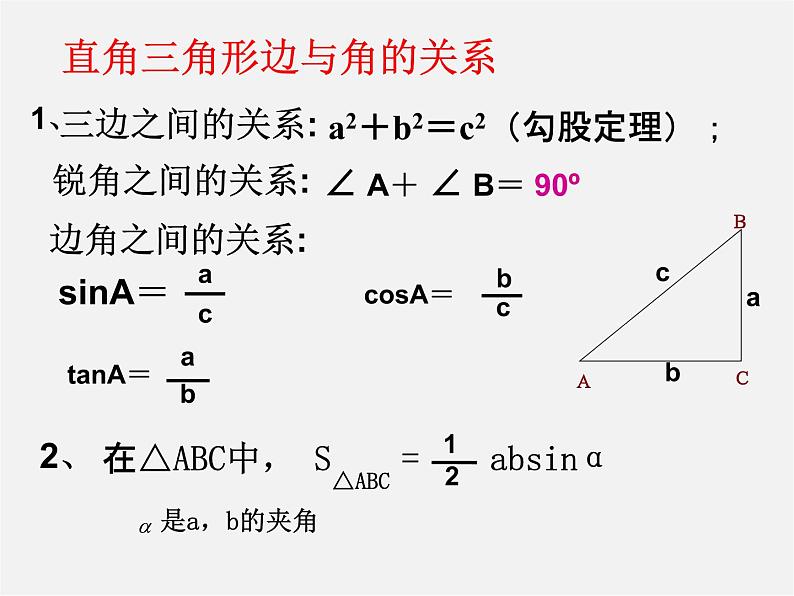 浙教初中数学九下《1.0第一章 解直角三角形》PPT课件 (6)第2页