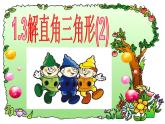 浙教初中数学九下《1.3 解直角三角形》PPT课件 (29)