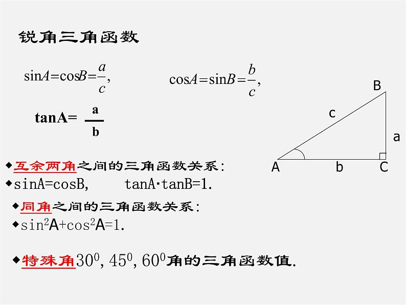 浙教初中数学九下《1.2 锐角三角函数的计算》PPT课件 (10)第2页