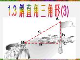 浙教初中数学九下《1.3 解直角三角形》PPT课件 (9)