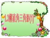 浙教初中数学九下《1.3 解直角三角形》PPT课件 (4)